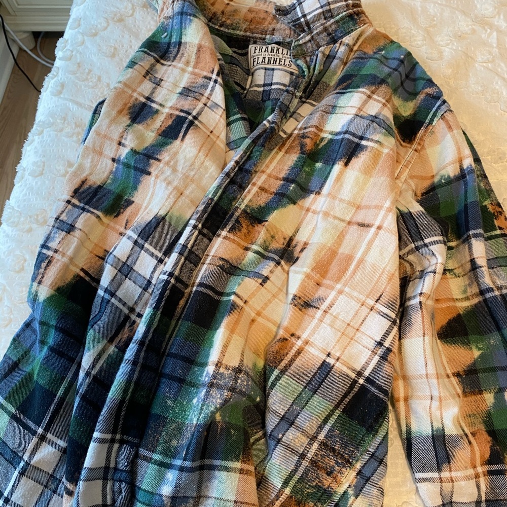 Bleached flannel